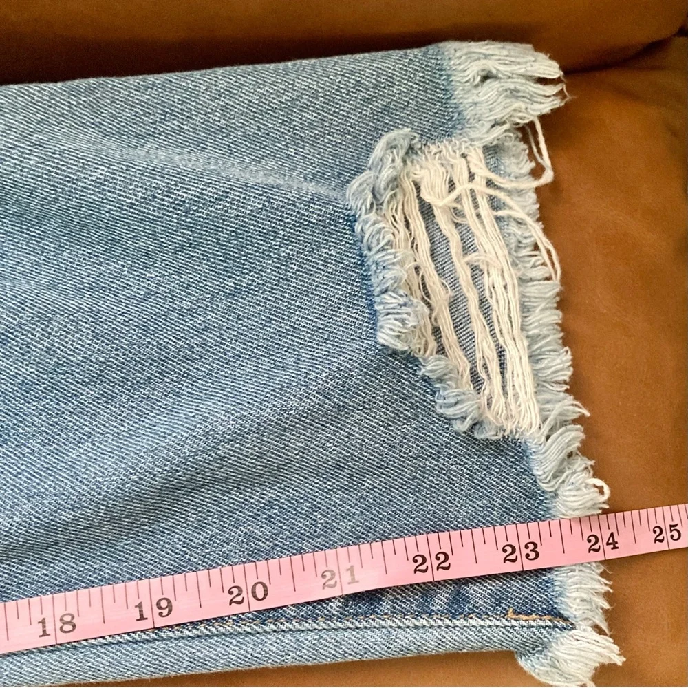 Rewash Jeans US 5 27in Waist Distressed  Ankle jeans Med Blue womans EUC - Picture 5 of 7